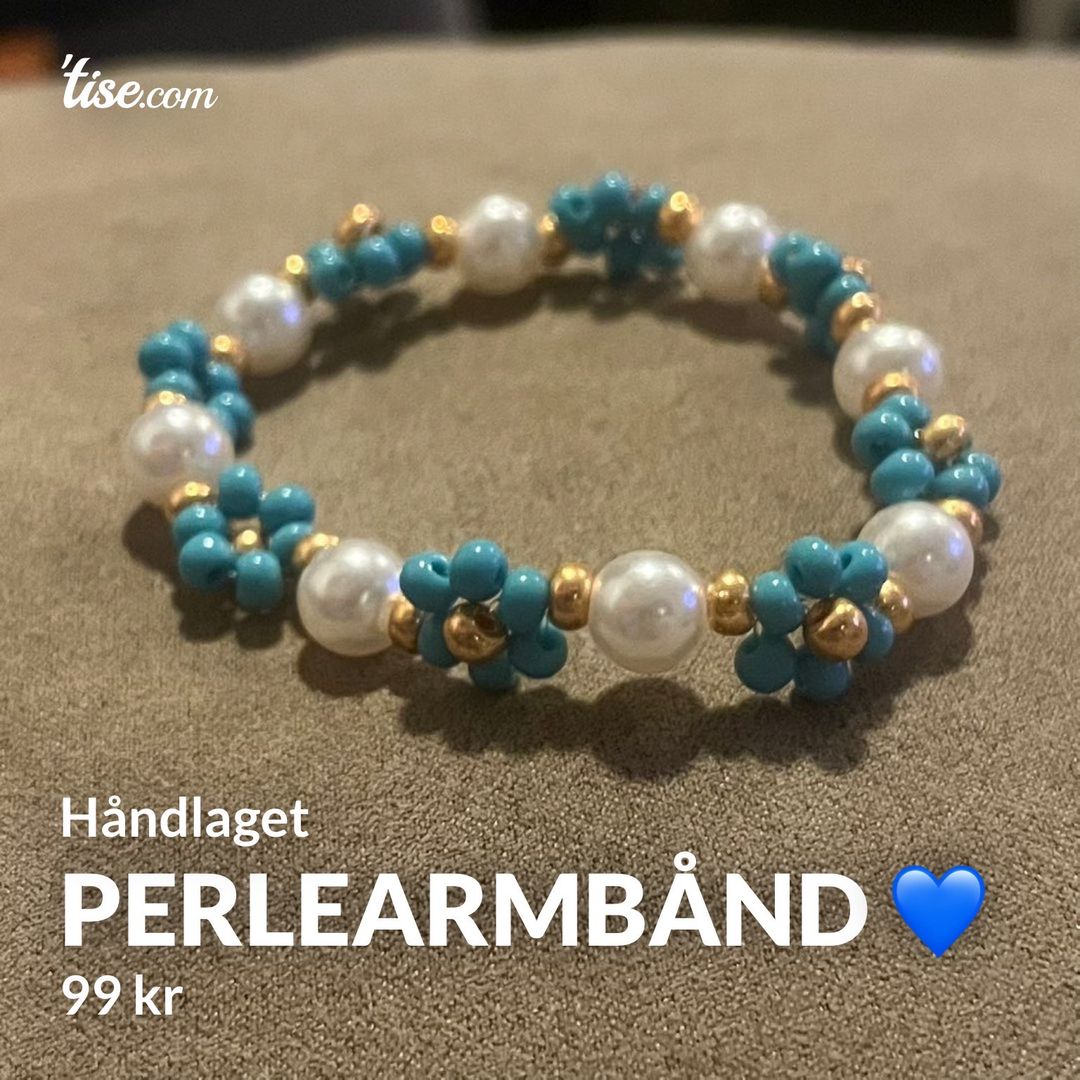 Perlearmbånd 💙