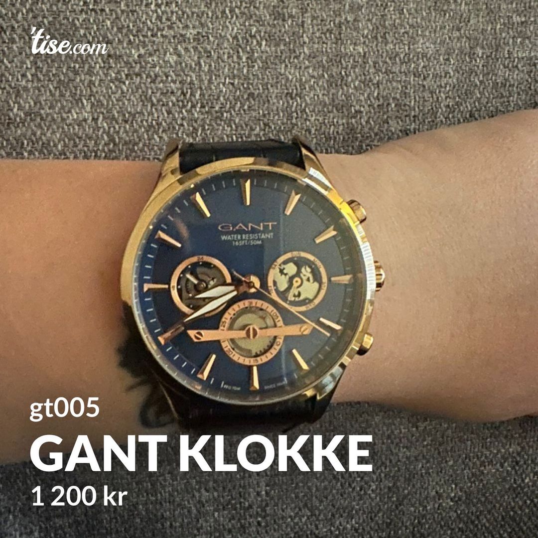 gant klokke