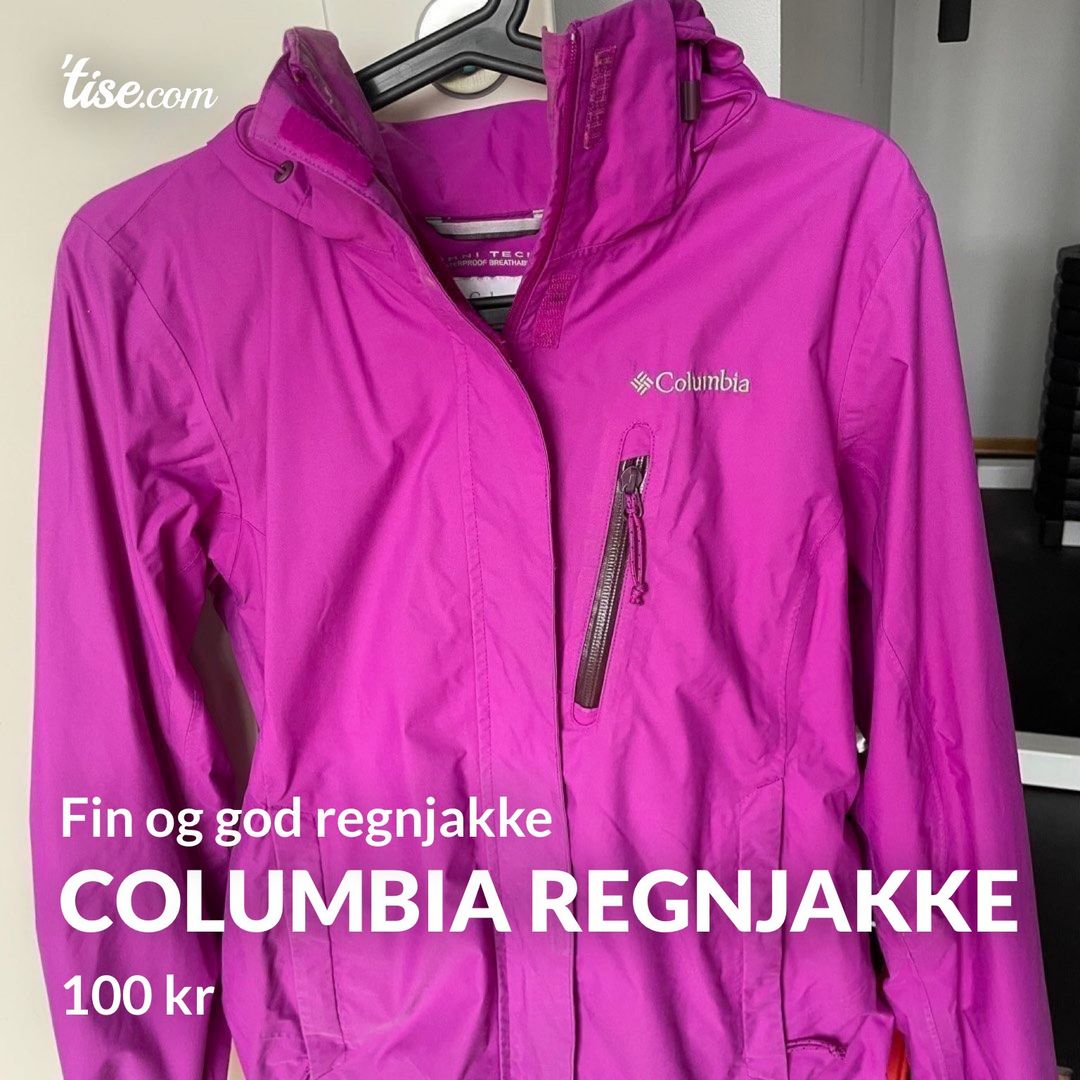 Columbia regnjakke