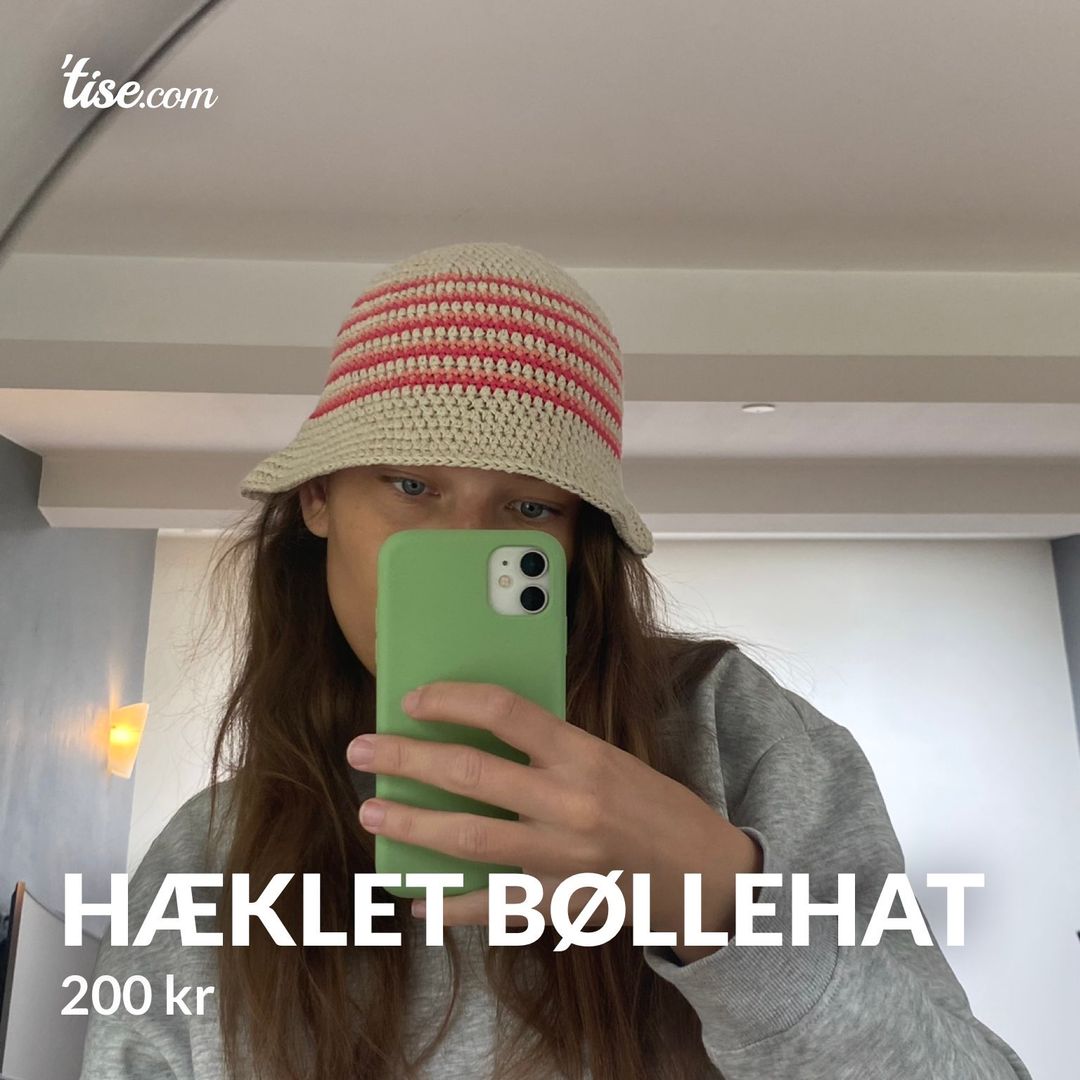 Hæklet bøllehat