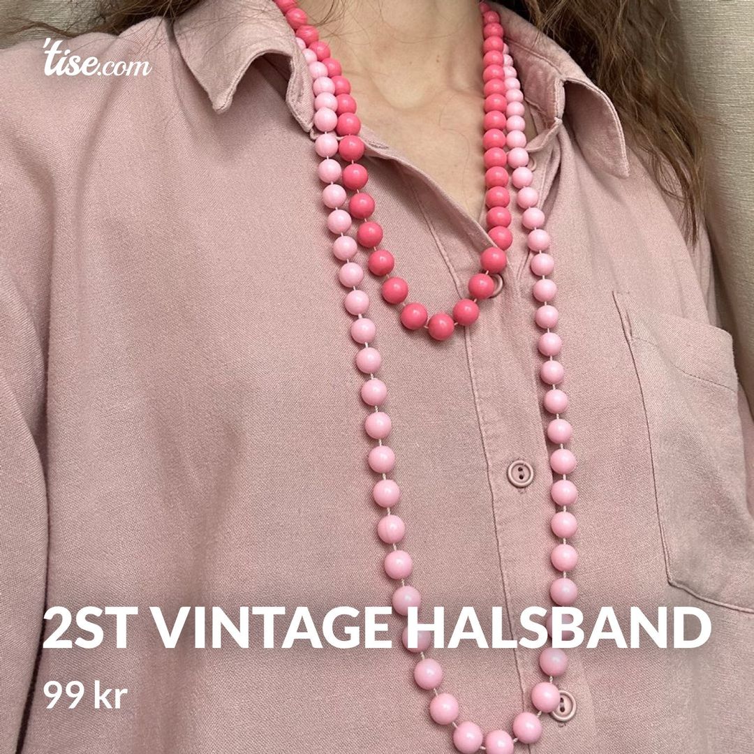 2st vintage halsband