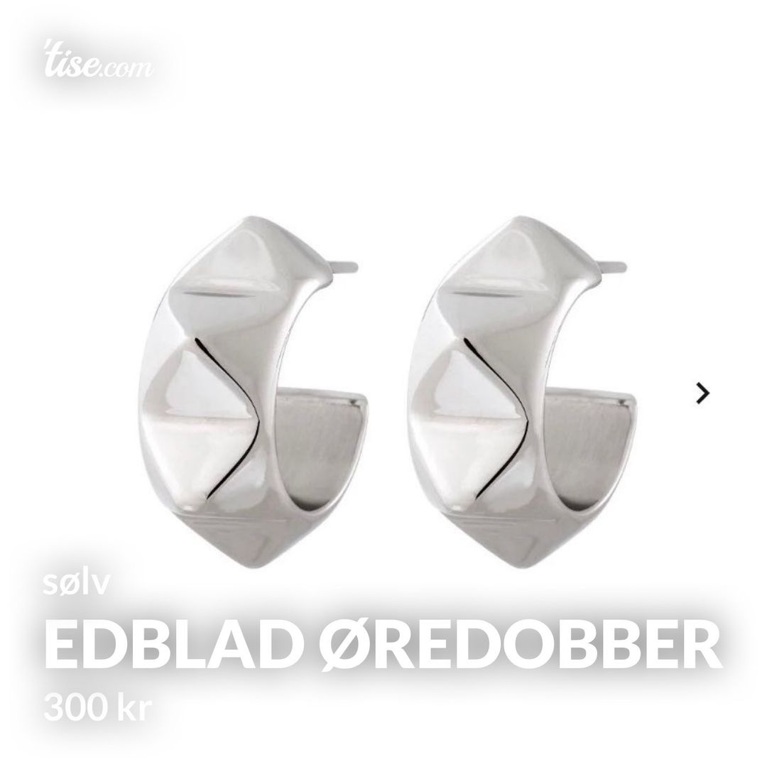 edblad øredobber