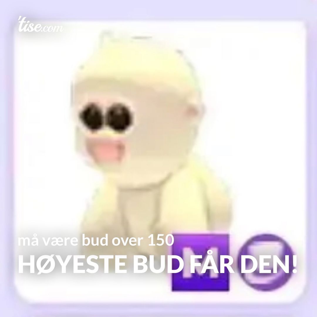 høyeste bud får den!