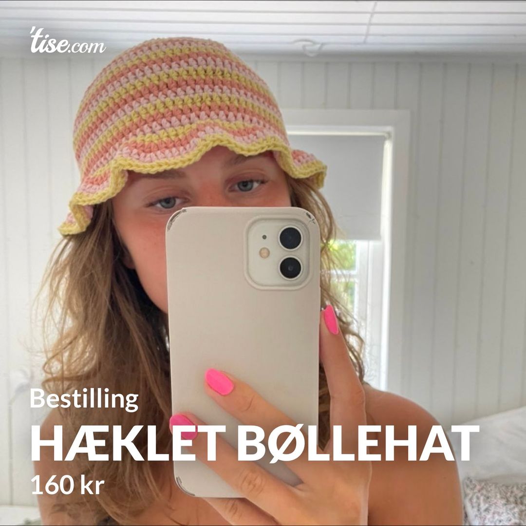 Hæklet bøllehat