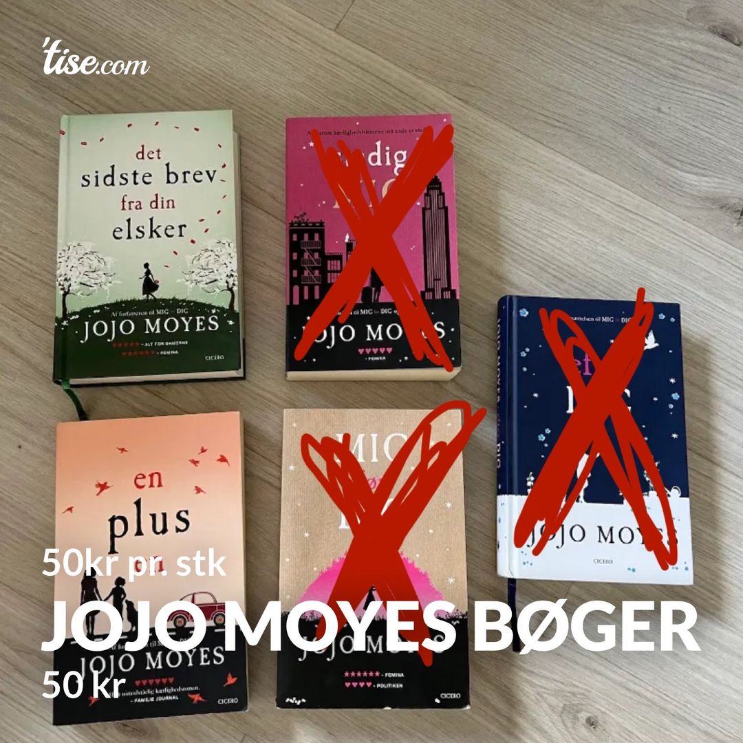 Jojo Moyes bøger