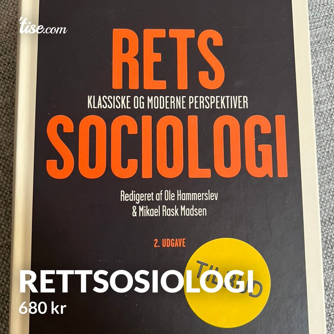 Rettsosiologi