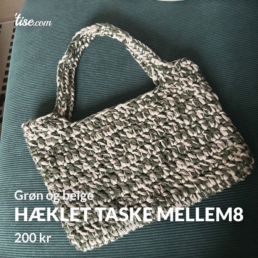 Hæklet taske mellem8