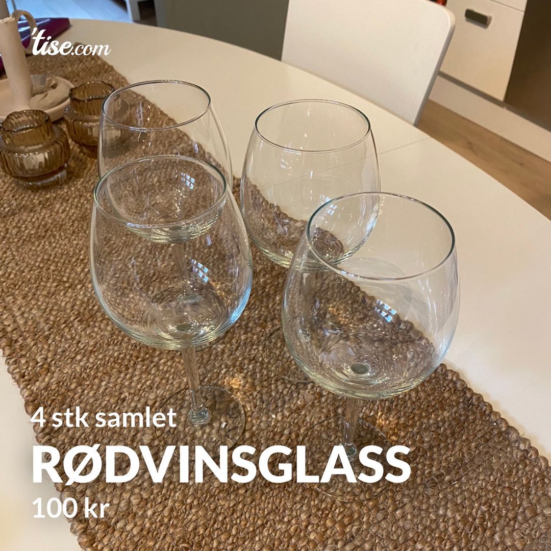 Rødvinsglass