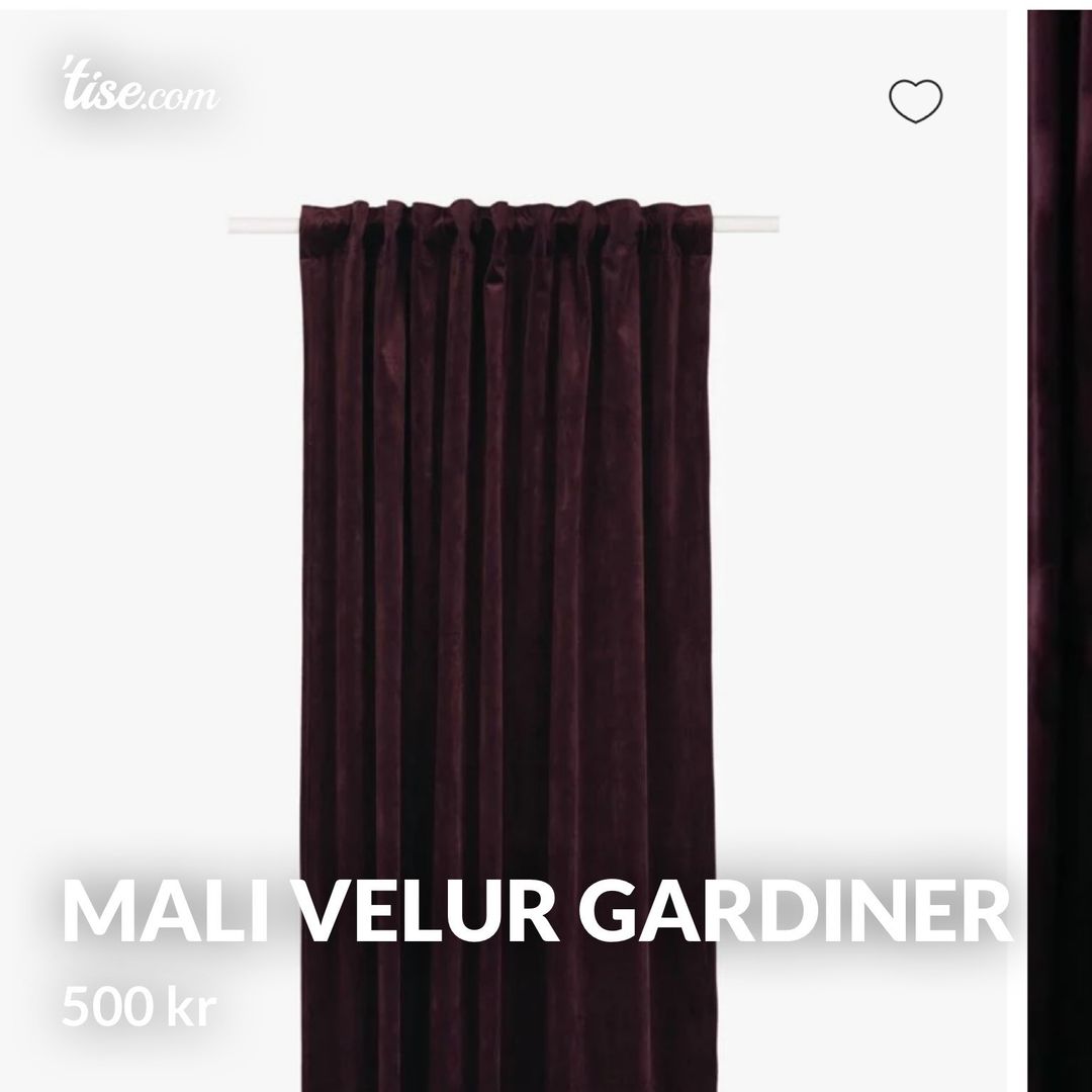 Mali velur gardiner