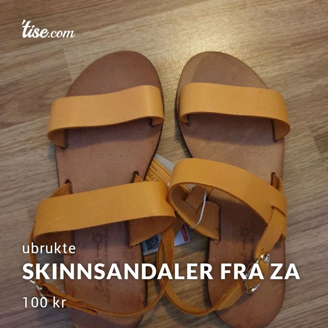 Skinnsandaler fra Za