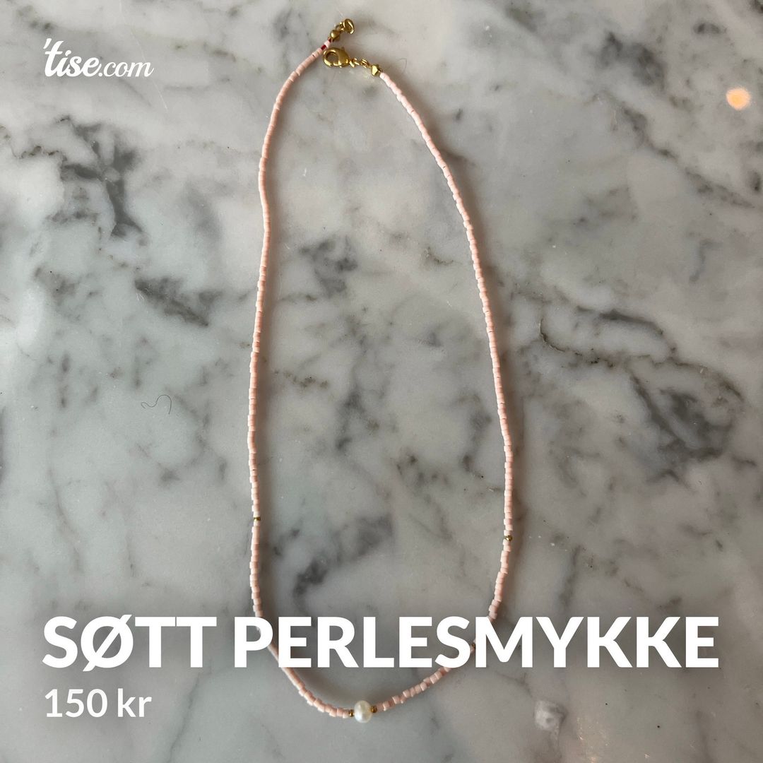 Søtt perlesmykke