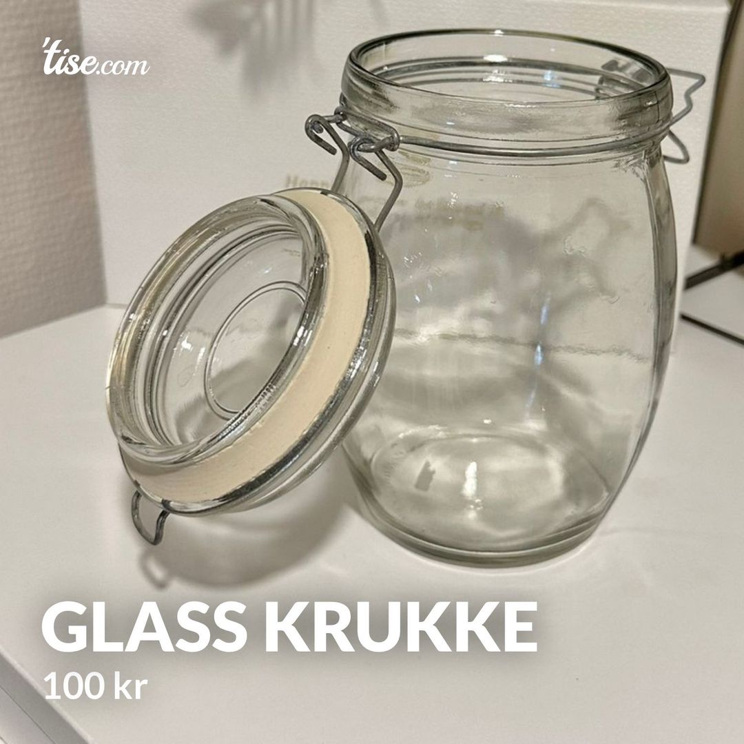 Glass krukke