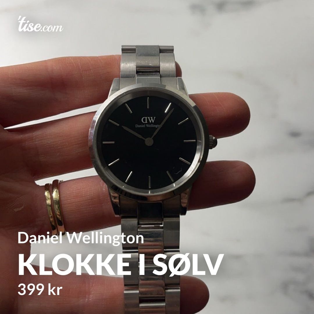 Klokke i sølv