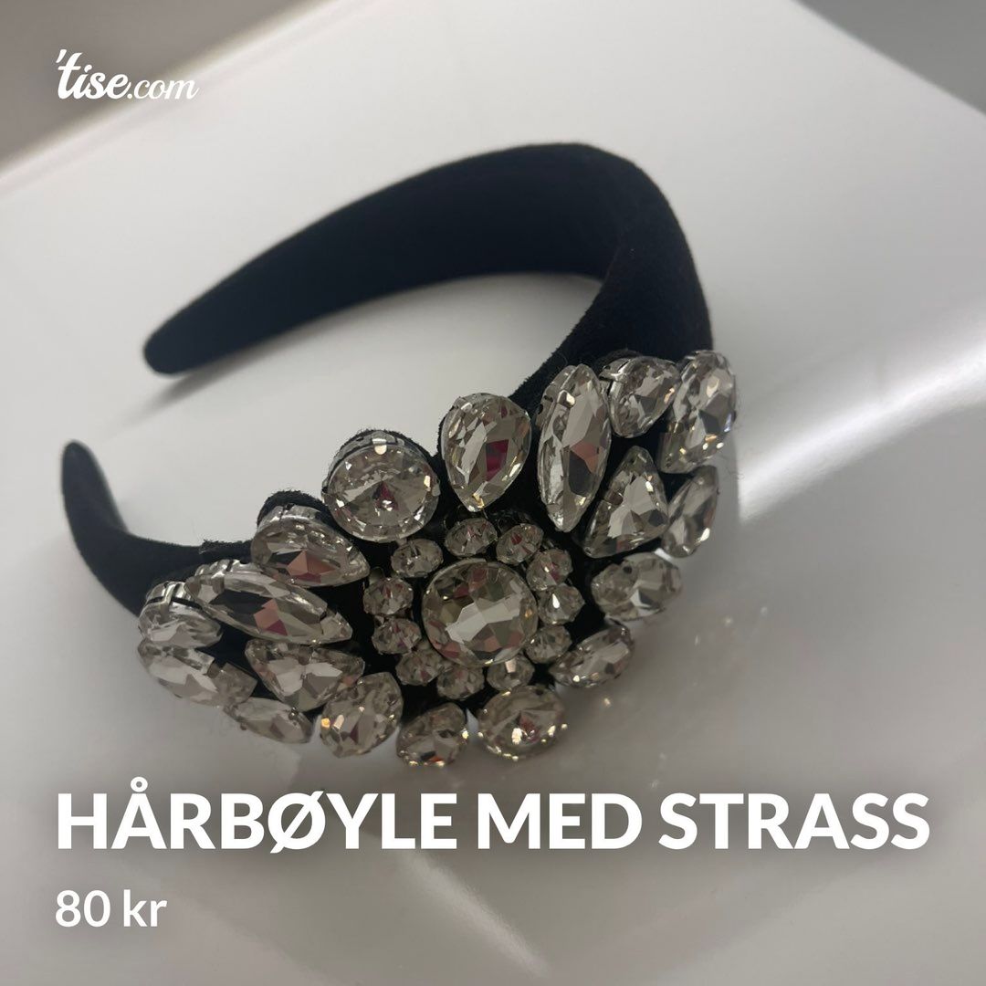 Hårbøyle med strass