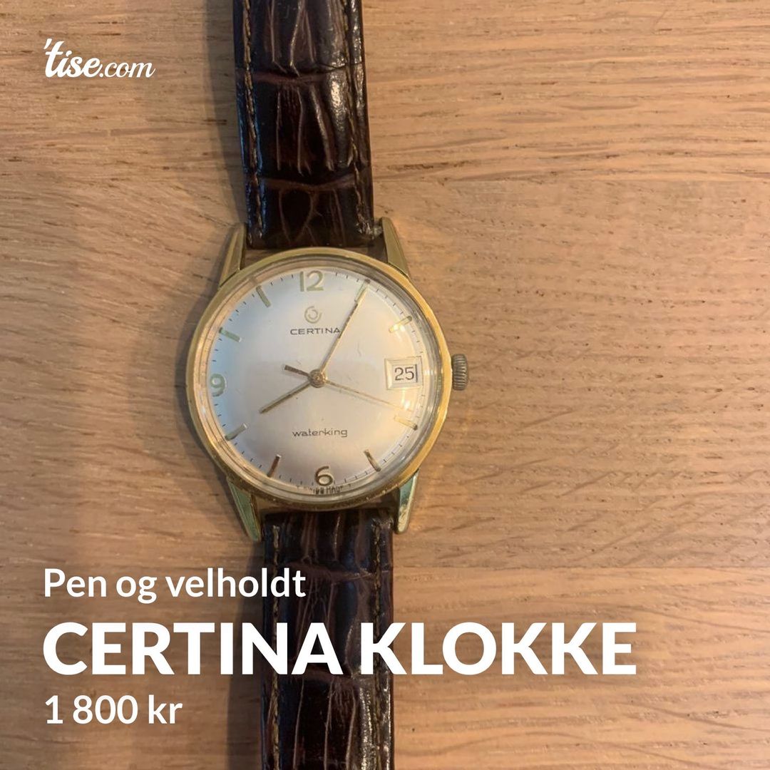 Certina klokke