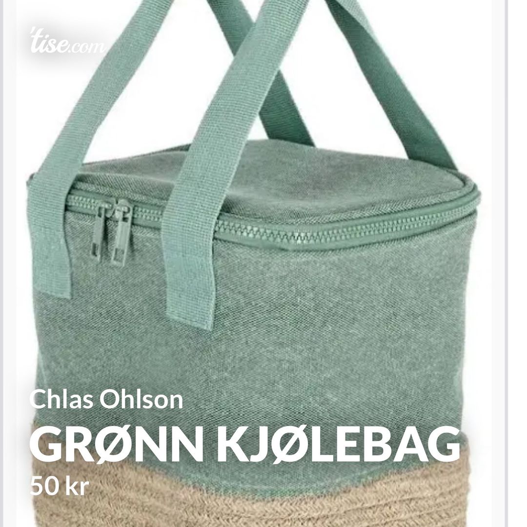 Grønn kjølebag