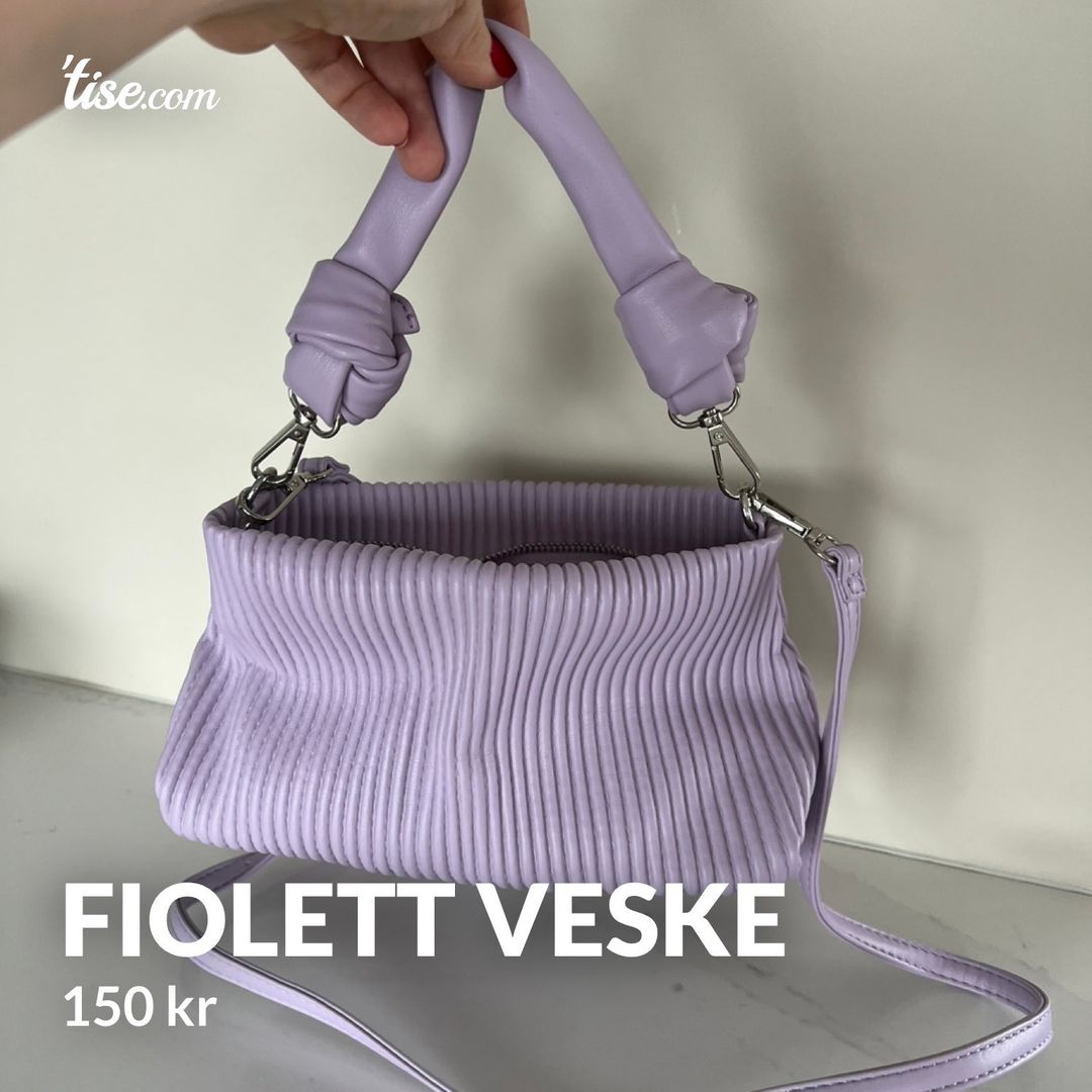 Fiolett veske