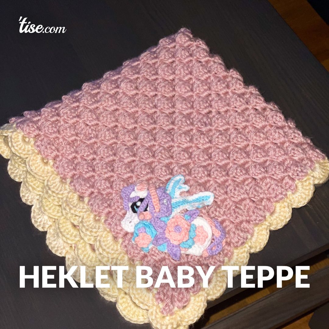 Heklet baby teppe