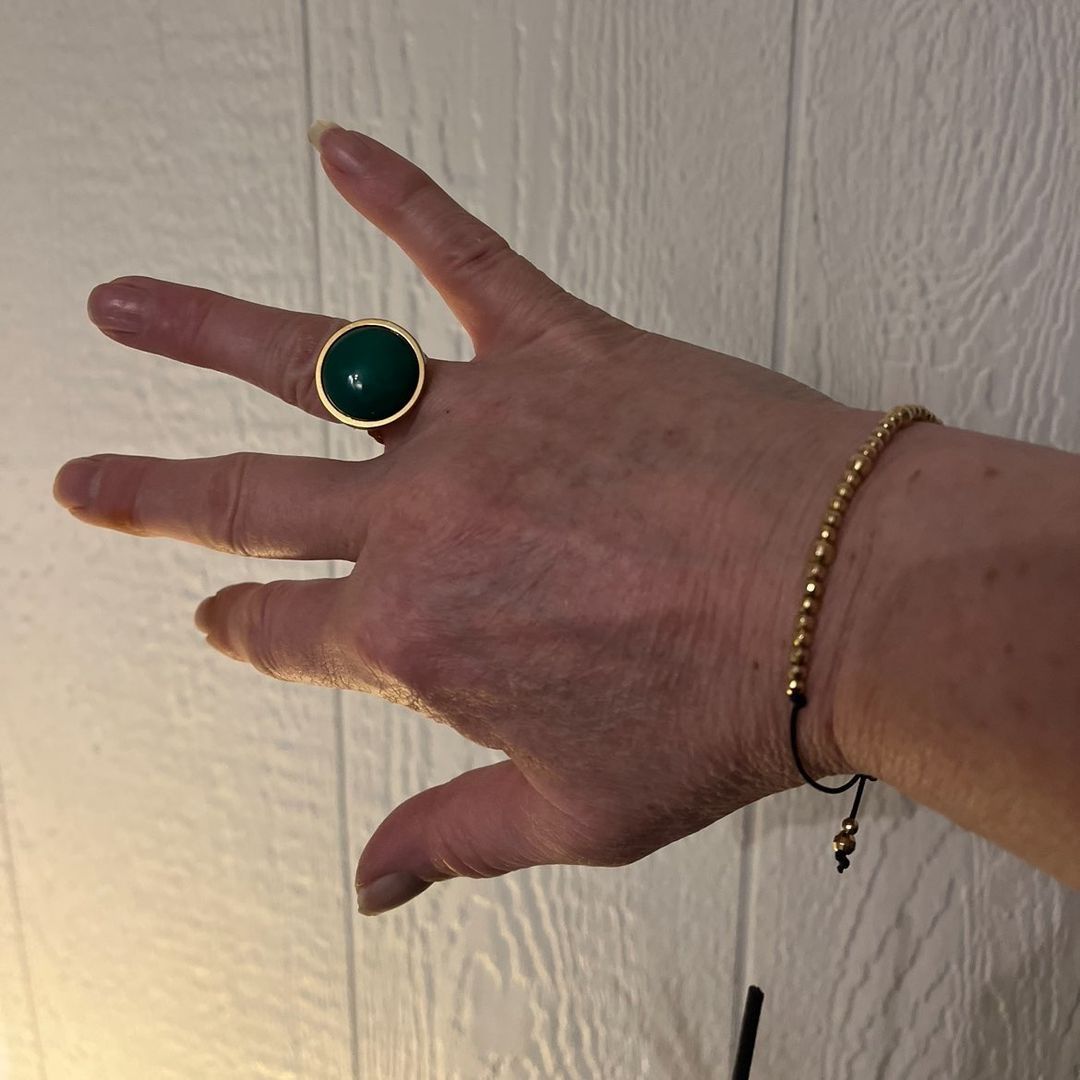 Ring Grønn Jade