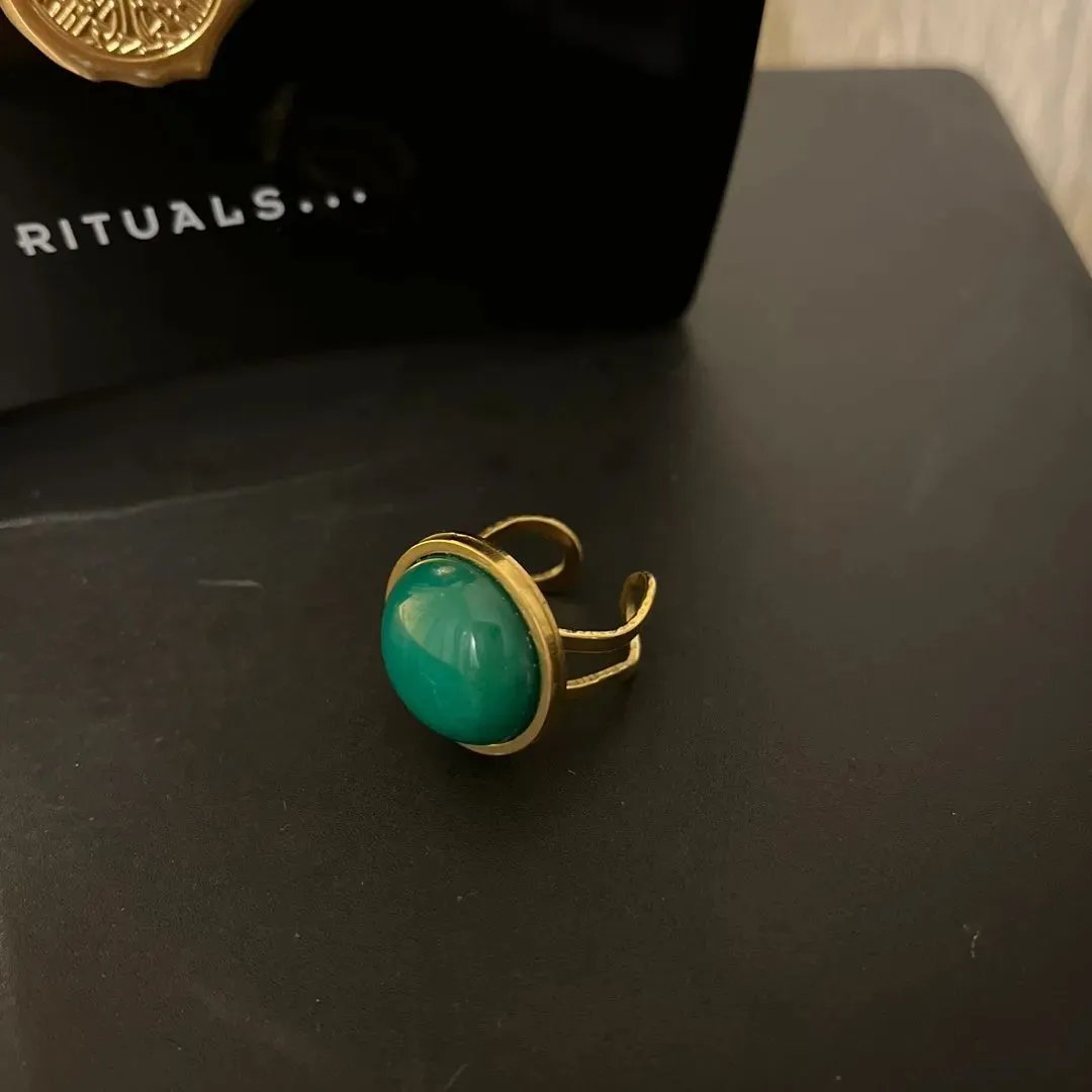 Ring Grønn Jade