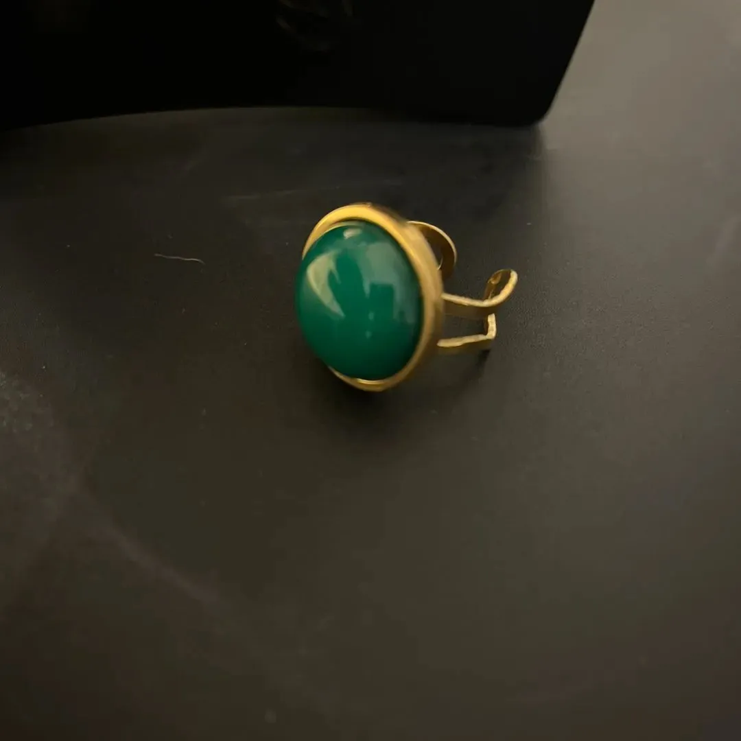 Ring Grønn Jade