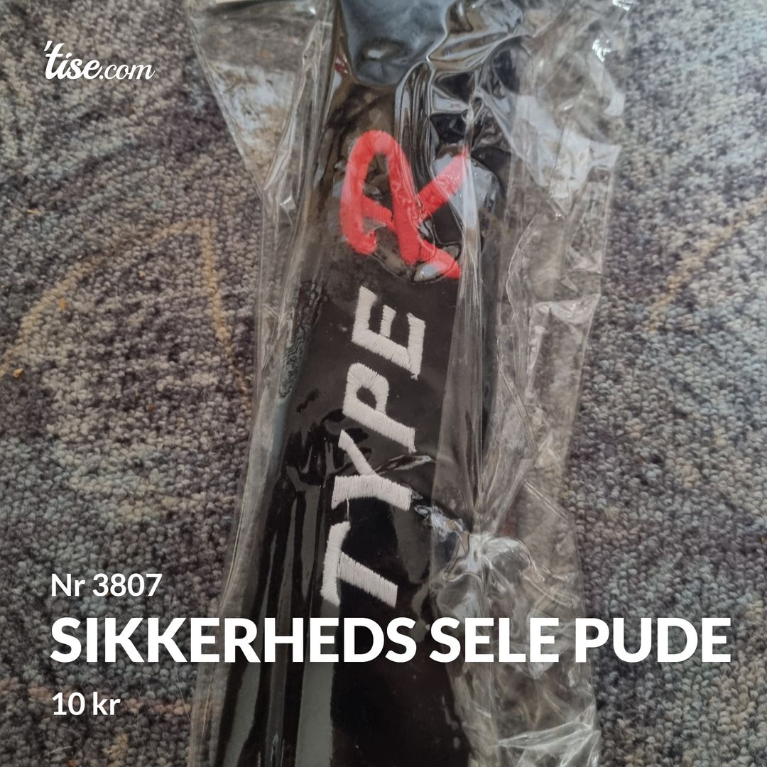 Sikkerheds Sele Pude