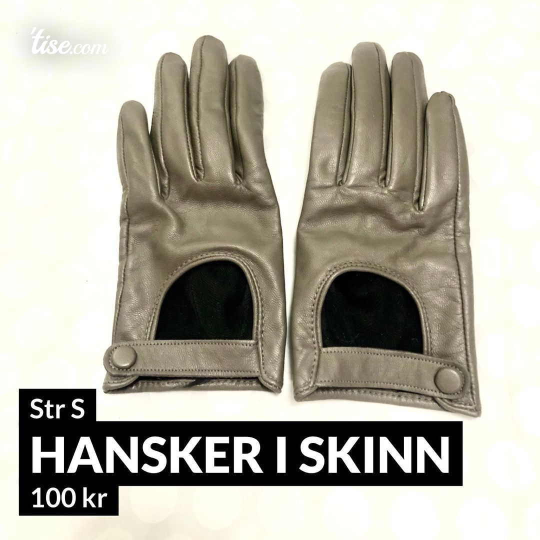 Hansker i skinn