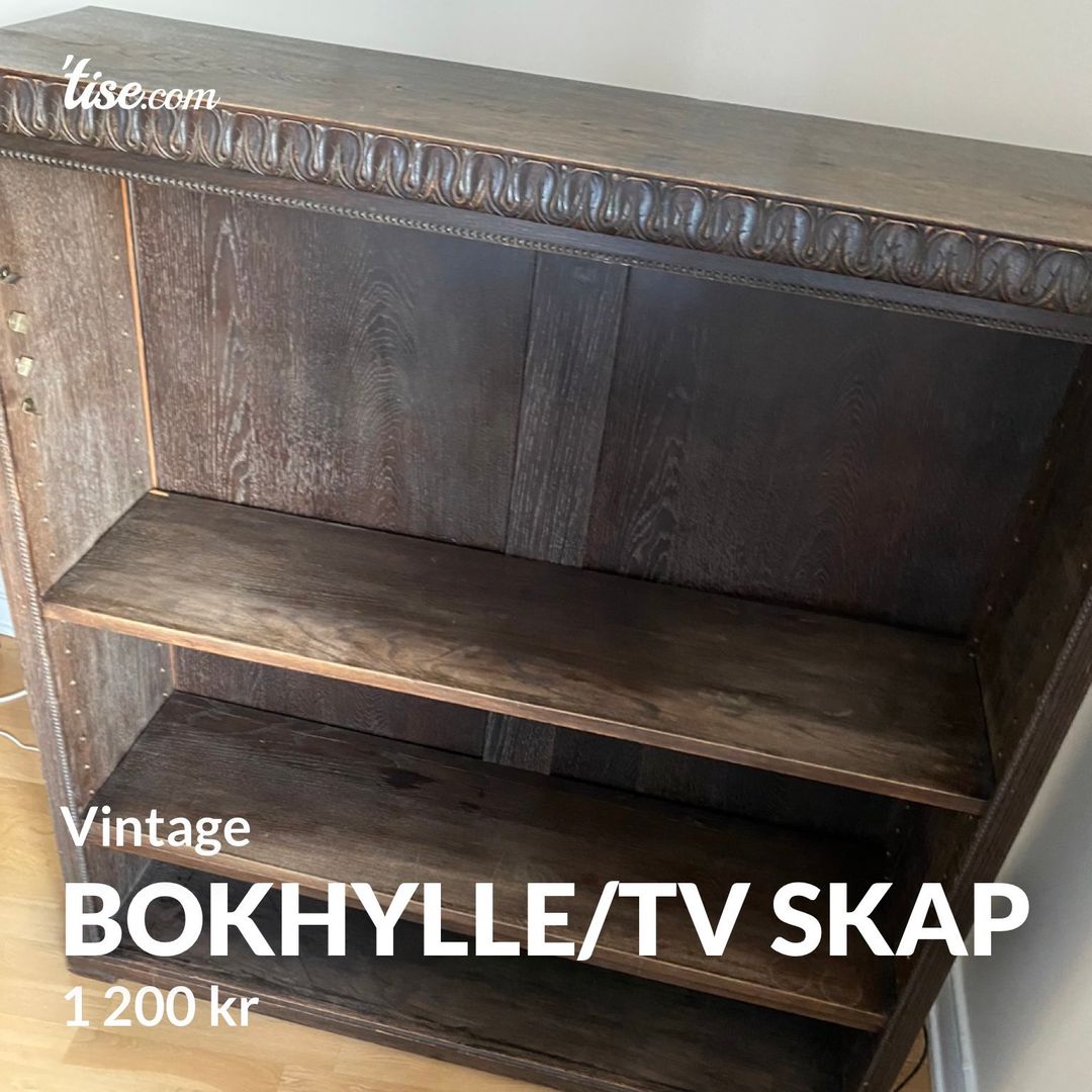 Bokhylle/tv skap