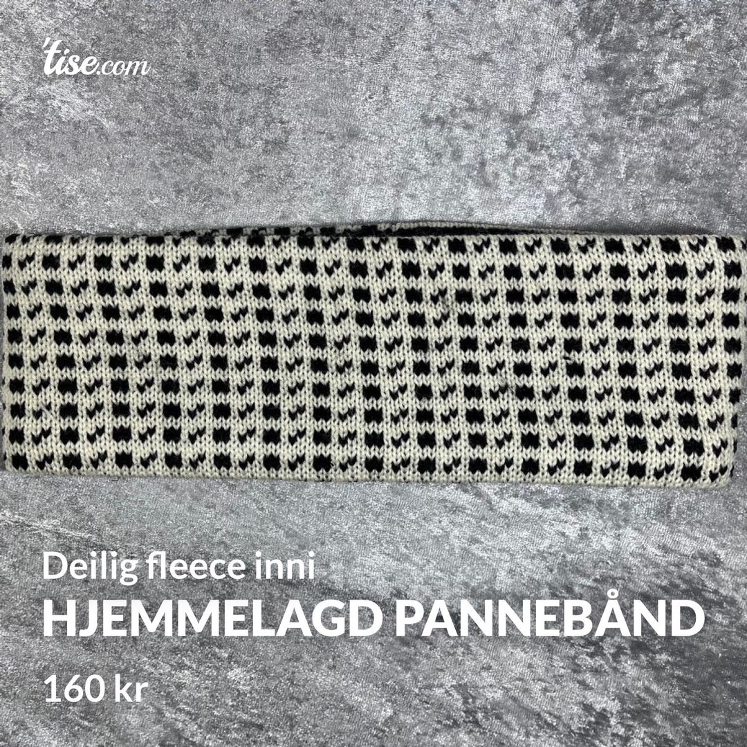 Hjemmelagd pannebånd