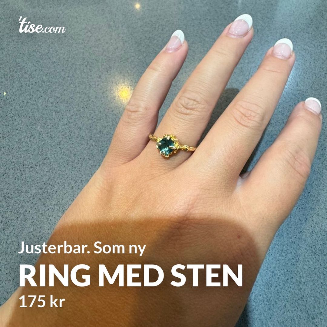 Ring med sten