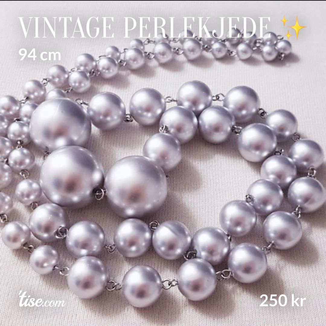 Vintage perlekjede ✨