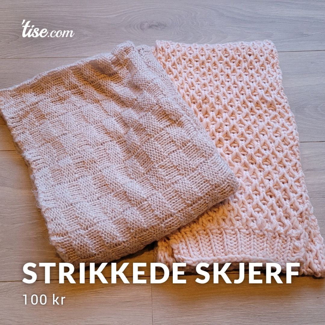 Strikkede skjerf