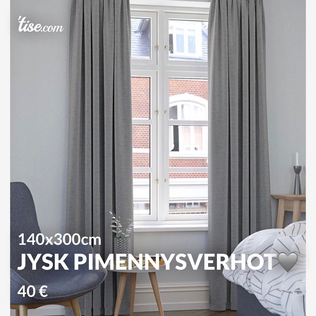 Jysk pimennysverhot🩶