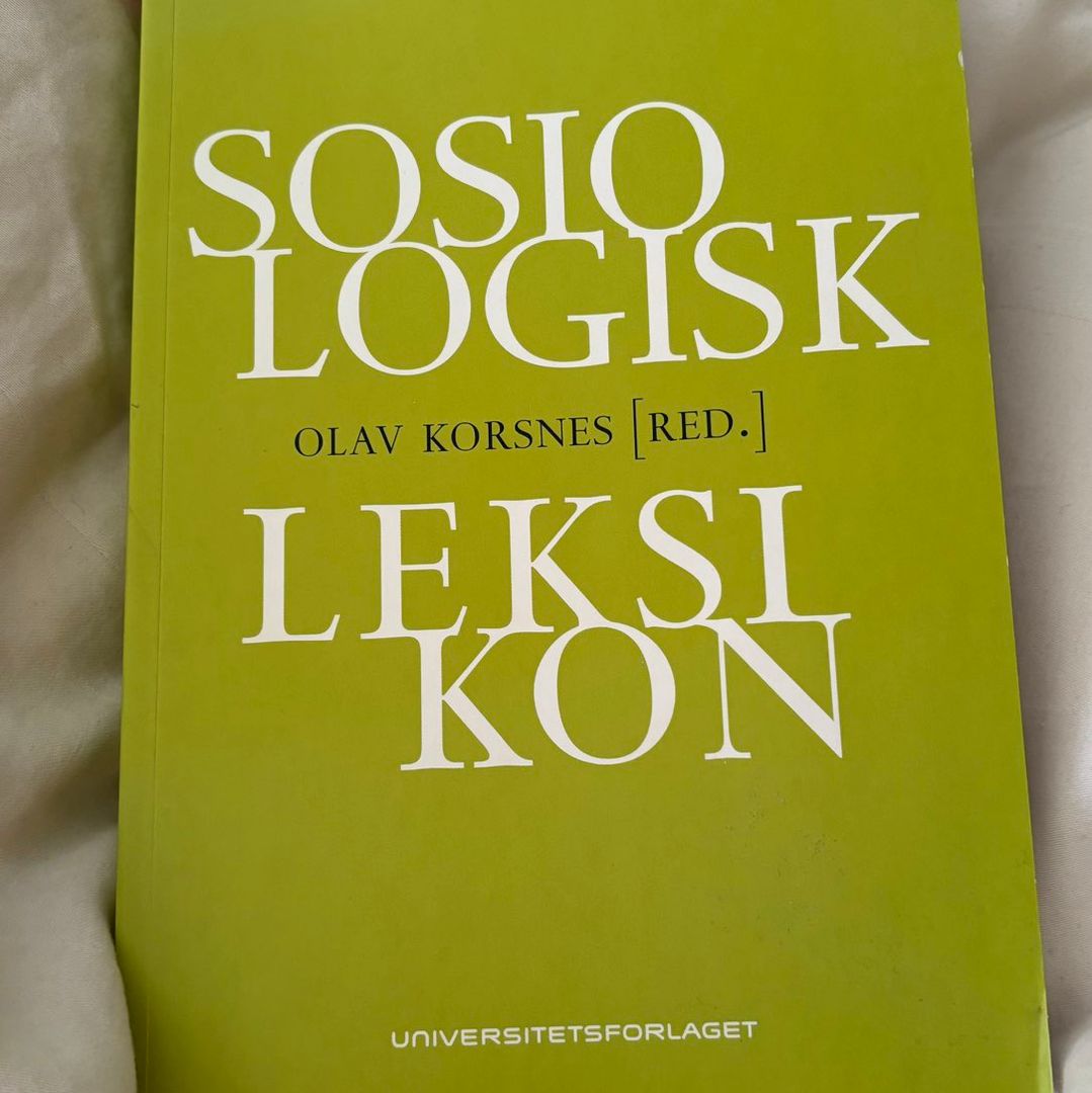 Sosiologisk leksikon