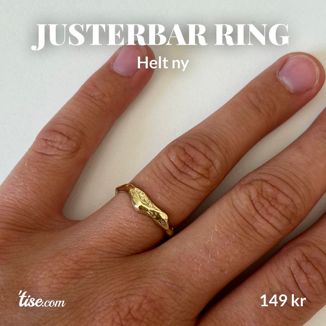 JUSTERBAR RING