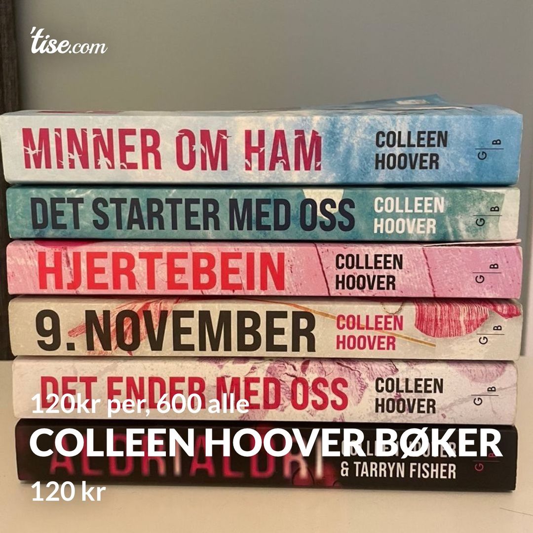 Colleen Hoover bøker