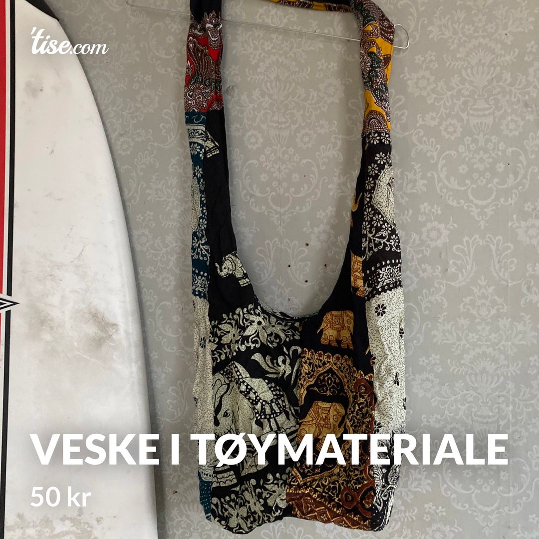 Veske i tøymateriale