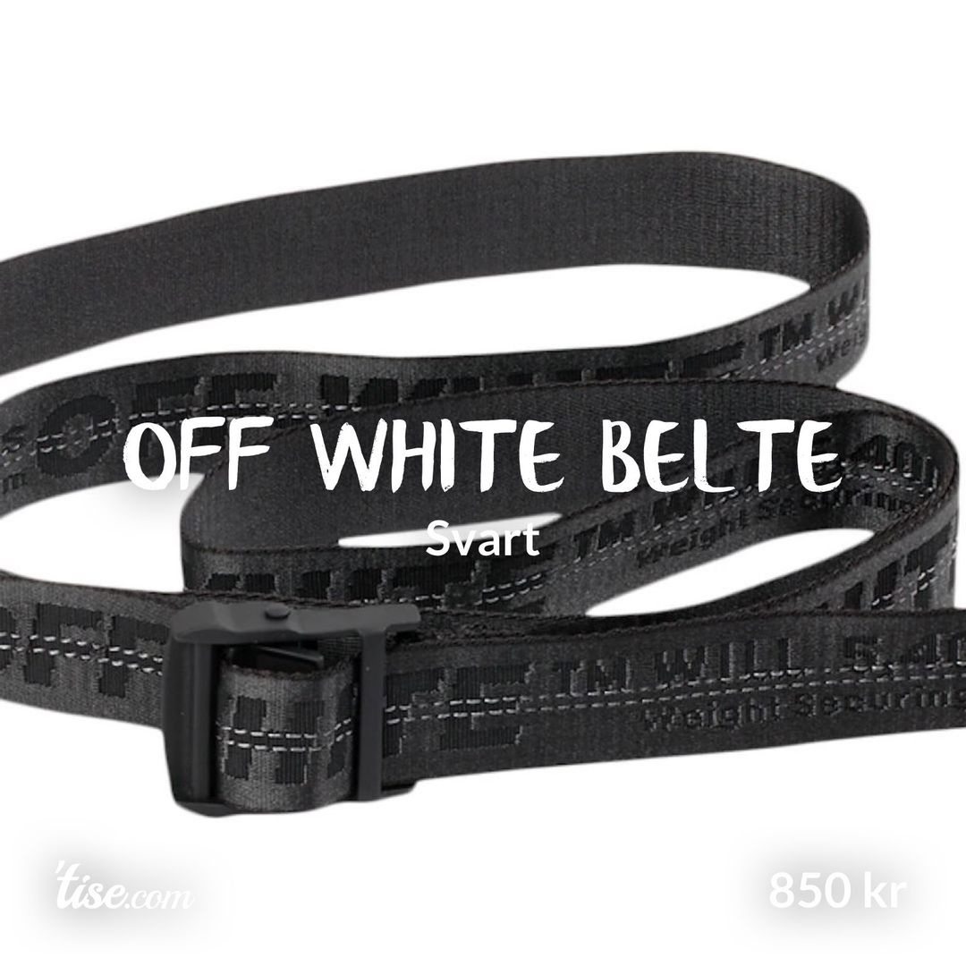 Off White Belte