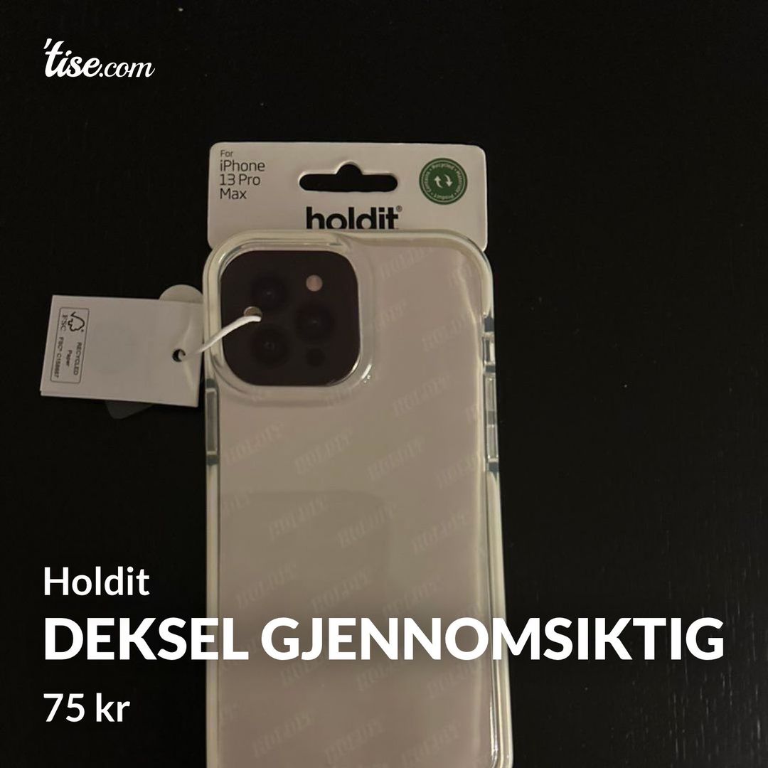 Deksel gjennomsiktig