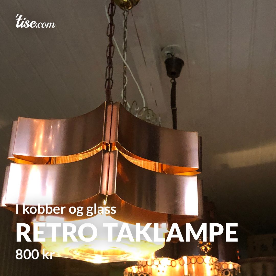 Retro taklampe