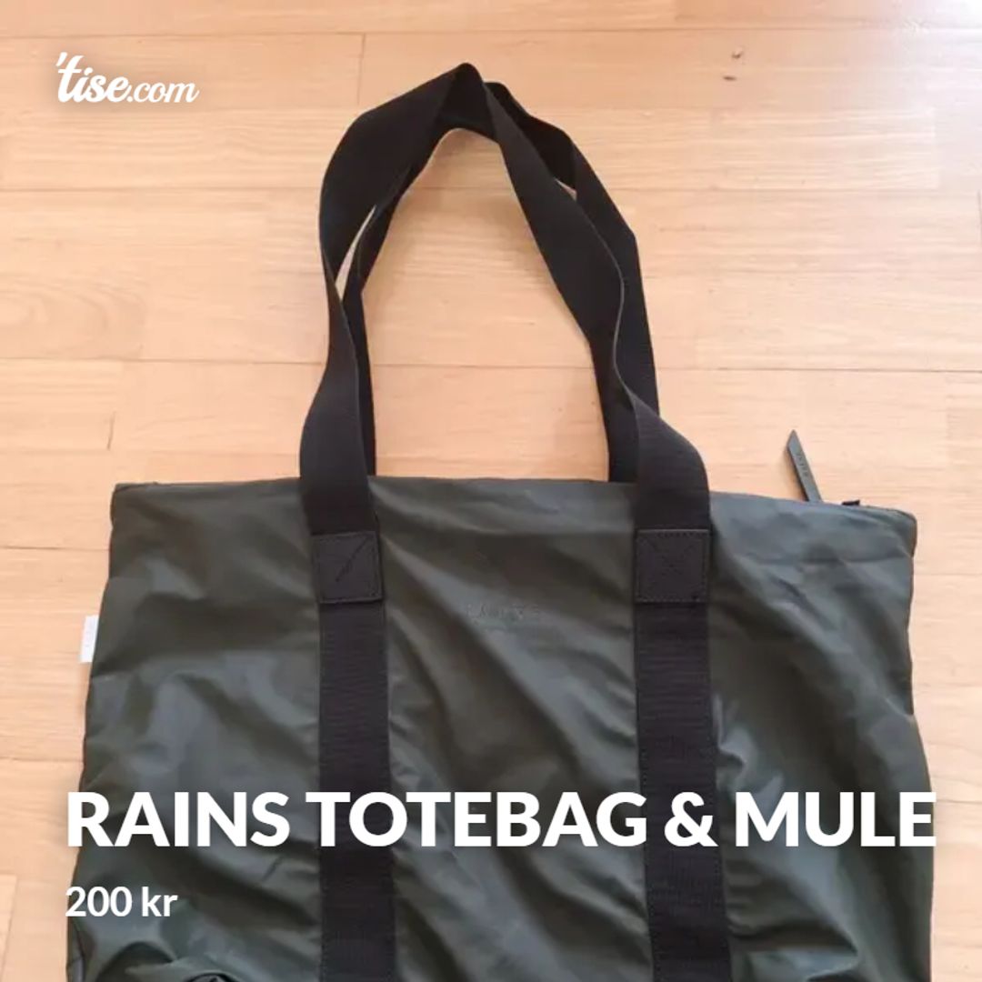 RAINS totebag  mule