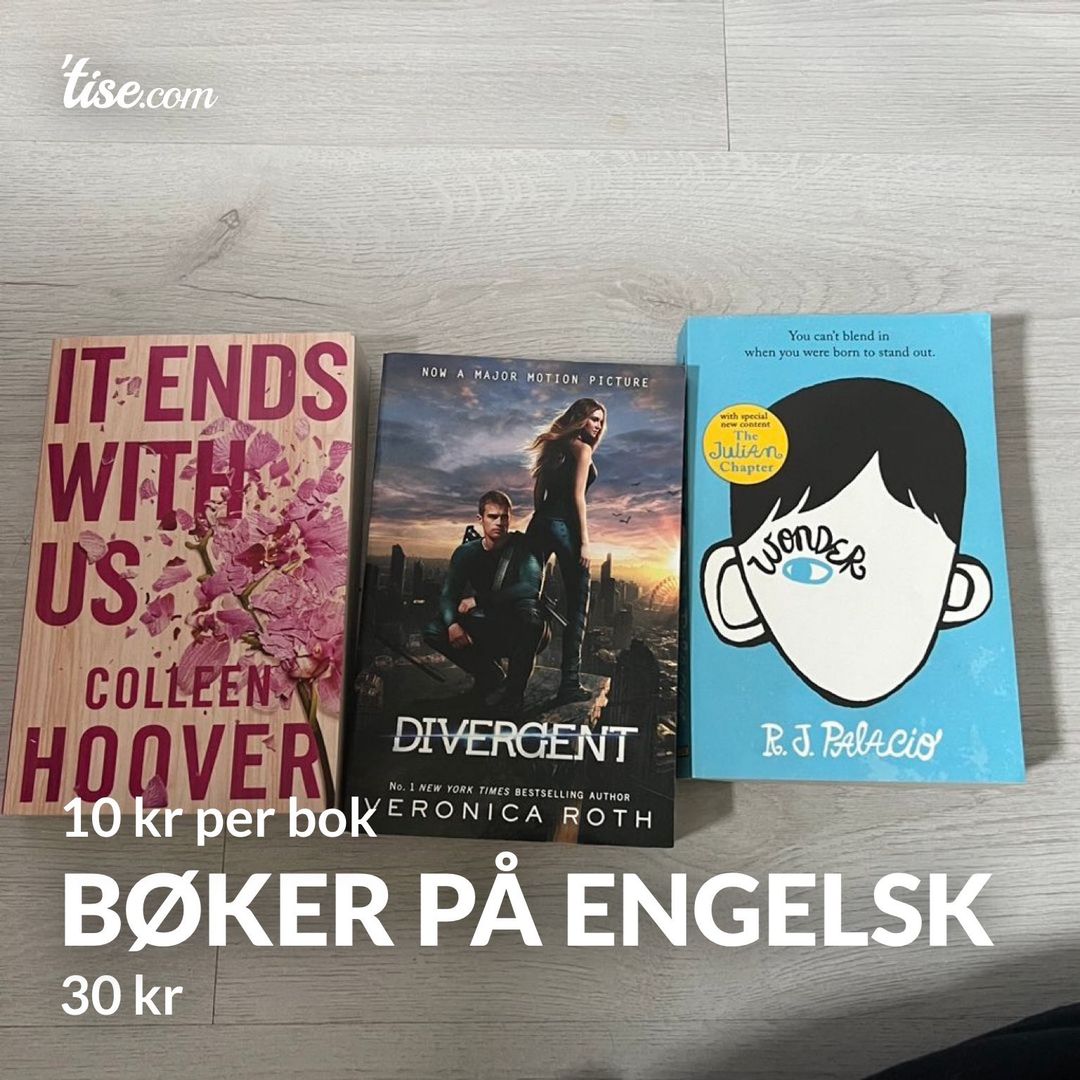 Bøker på engelsk