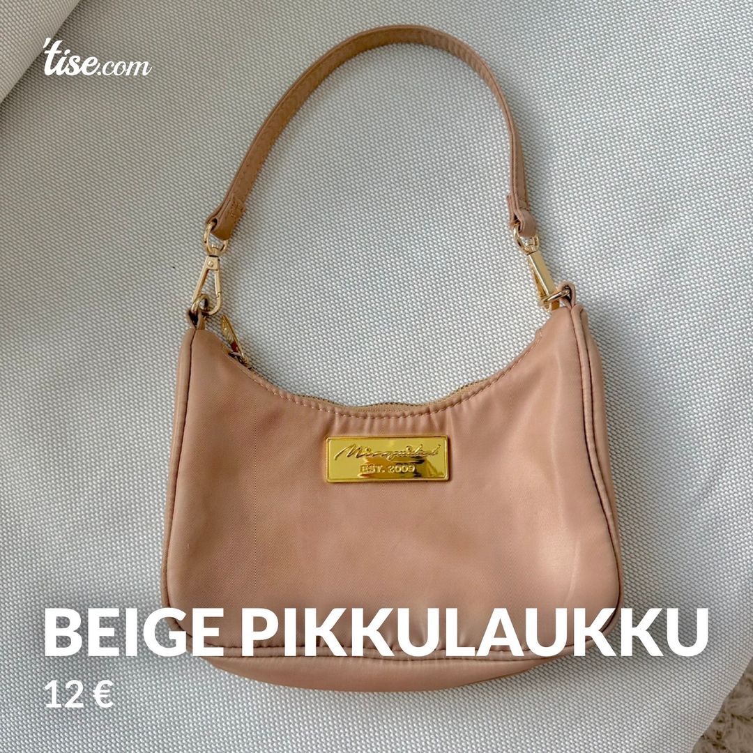 Beige pikkulaukku