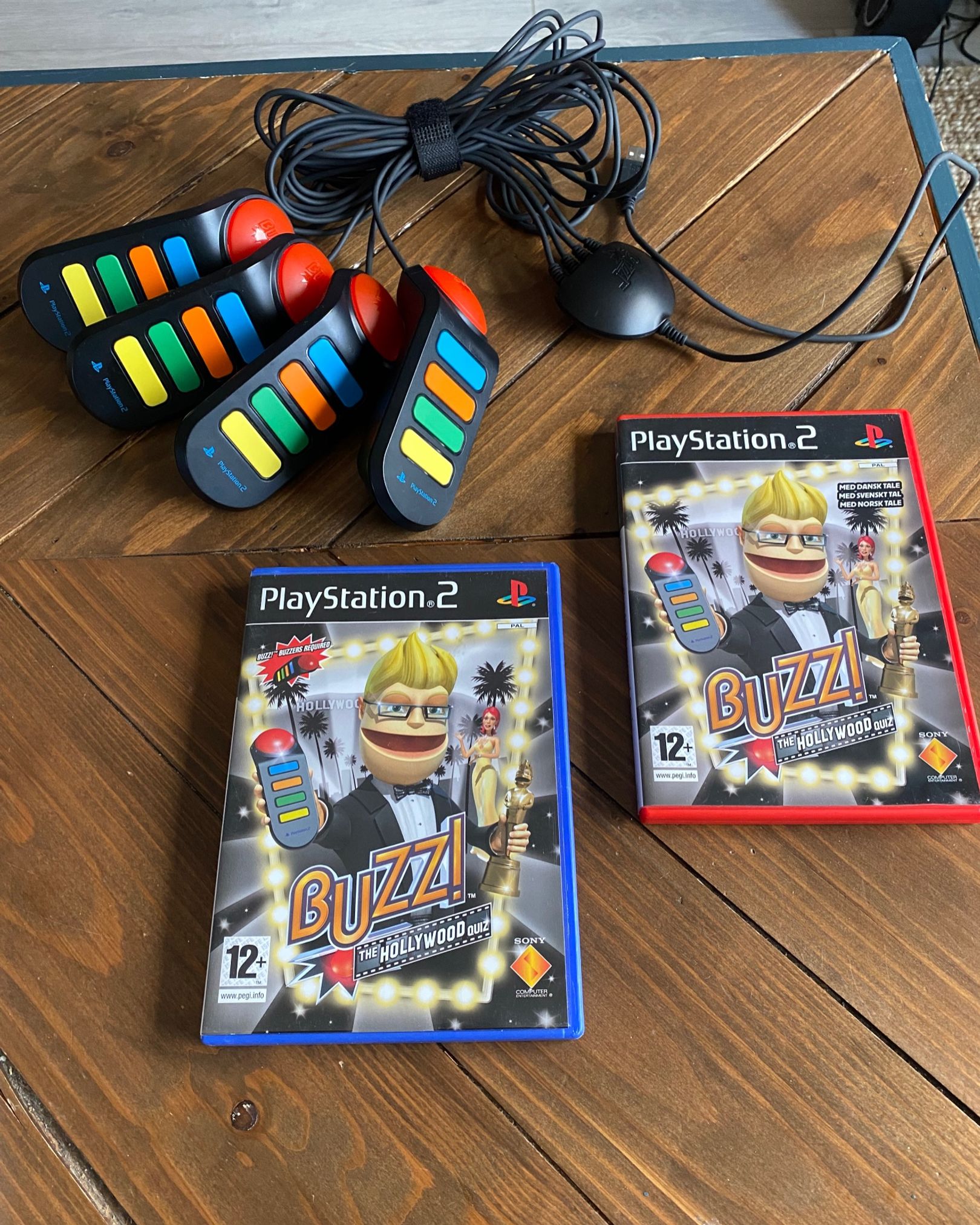 PS2 BUZZ kontrollere