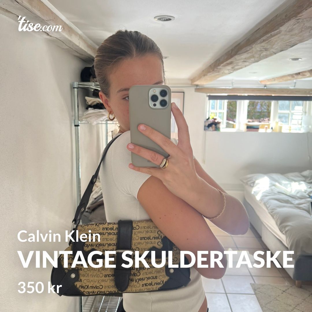 Vintage skuldertaske