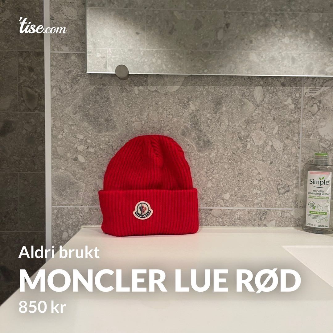 Moncler lue rød