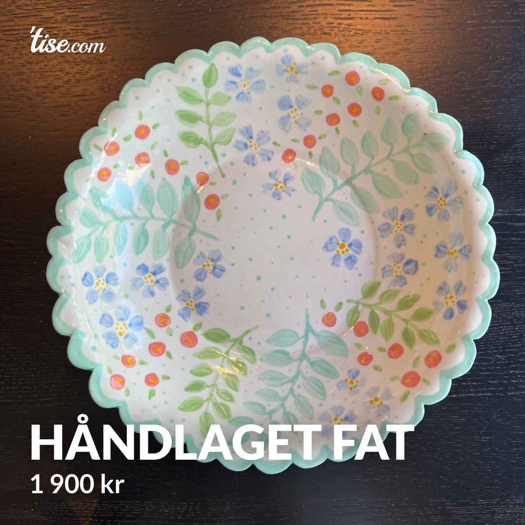 Håndlaget fat