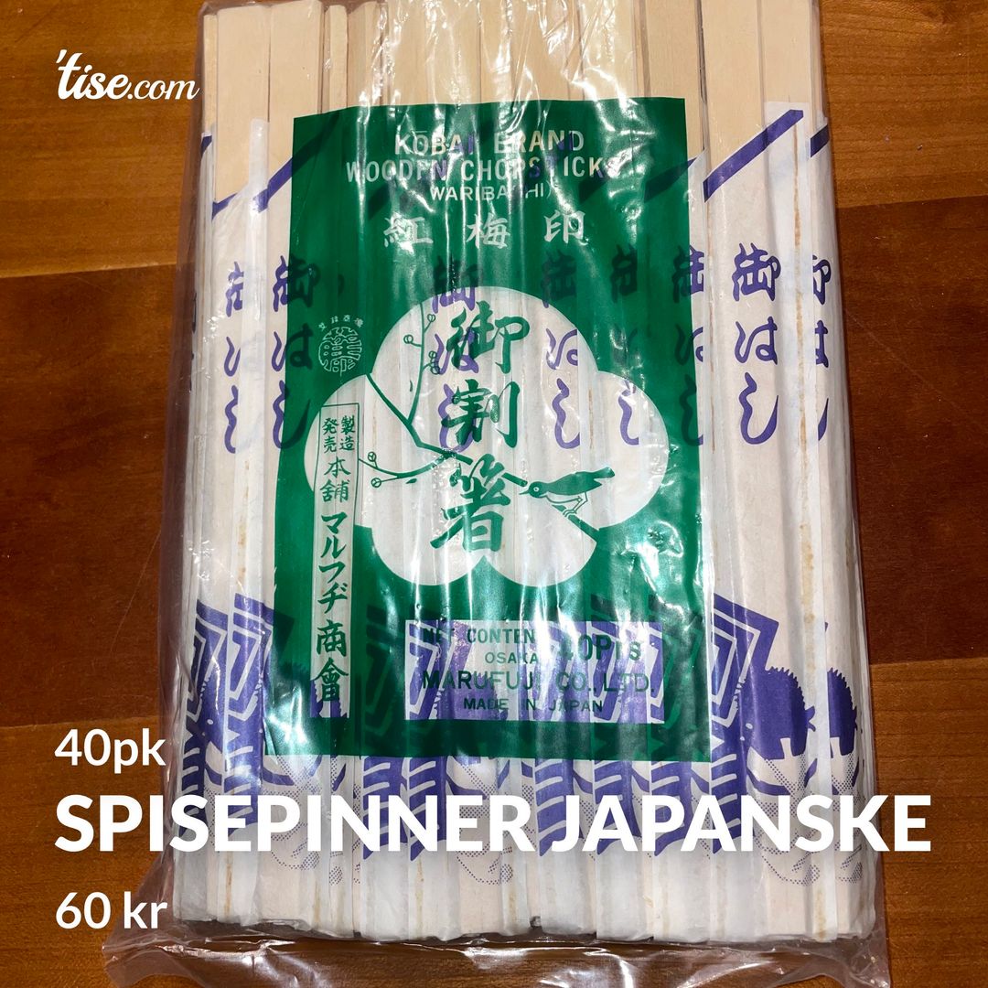 Spisepinner japanske