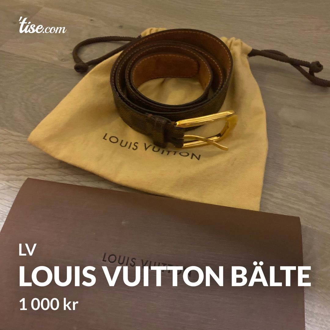 Louis vuitton bälte