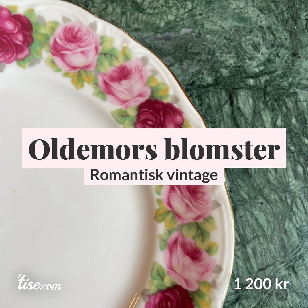 Oldemors blomster